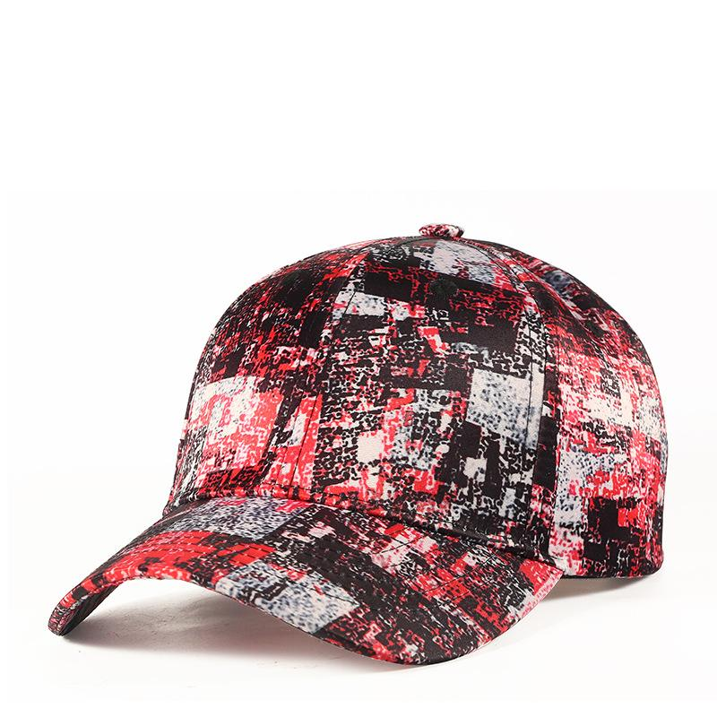 Mosaic baseball cap 3 color hat