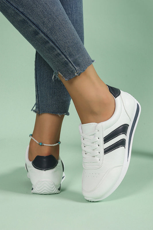 Isabella Lace Up Flat Shoes