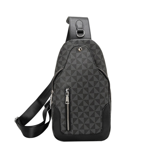 Men's Crossbody Large-capacity Retro Portable Chest Bag