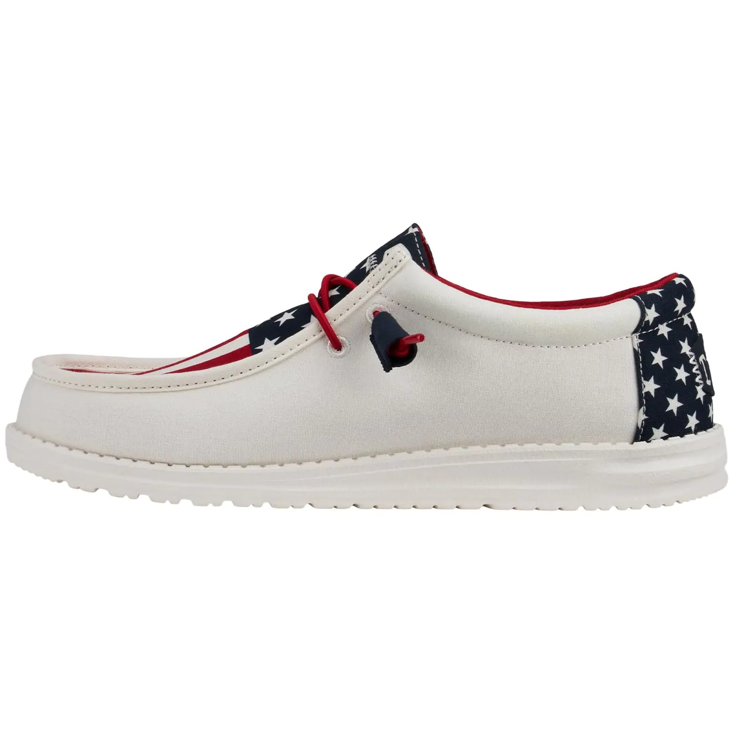 Hey Dude Mens Wally Americana Americana Size 7 | Mens Shoes | Men Slip-on Loafers | Comfortable & Light-Weight