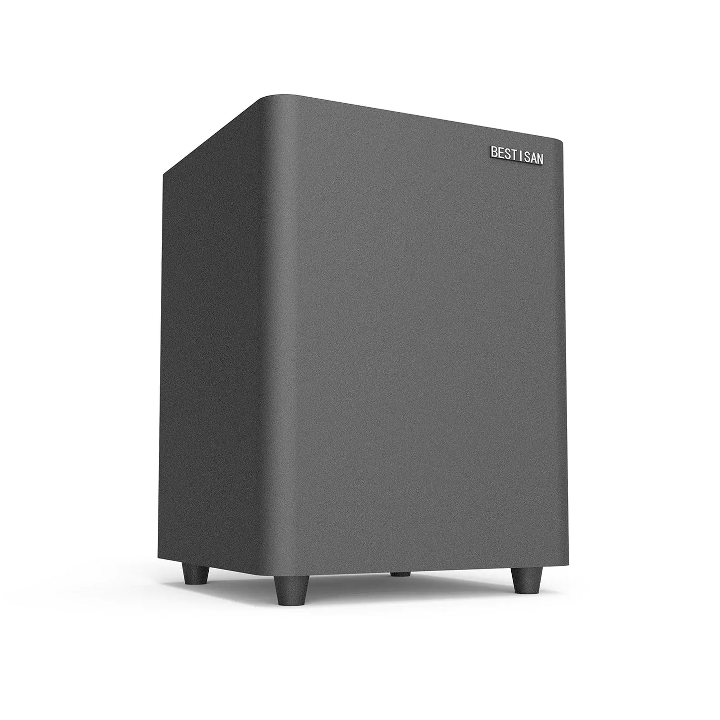 BESTISAN 6.5’’ Subwoofer Powered Home Audio Sub woofer with Deep Bass in Compact Design for Studio and Home Theater BlackSW65C