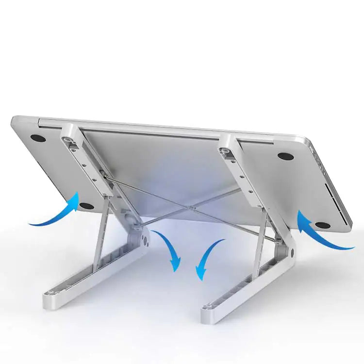 Laptop Stand with Adjustable Height and Cooling Feature