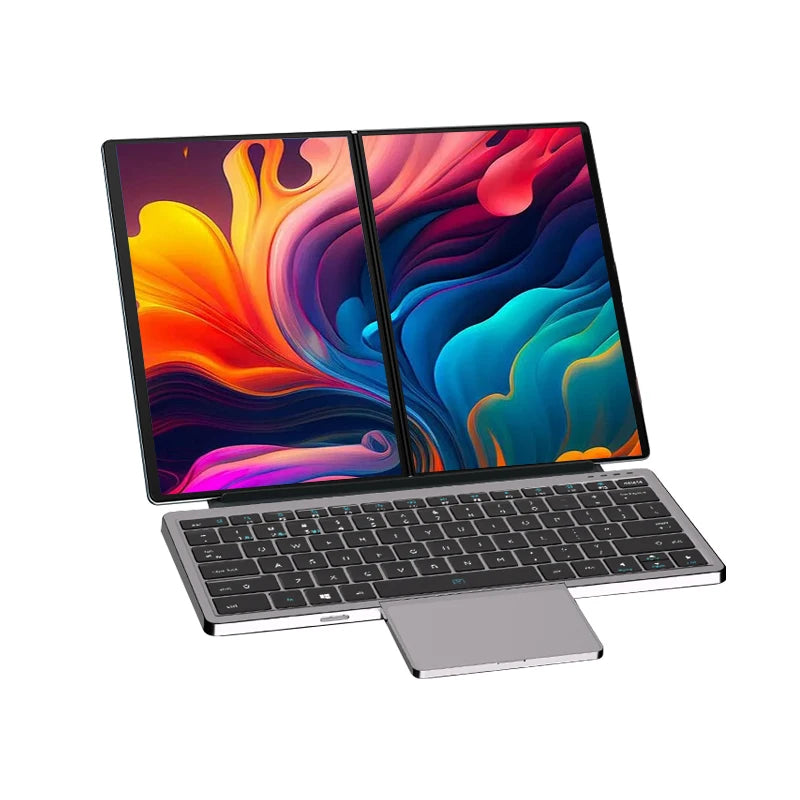 Custom 10.95 Inch Dual Touch Screen Win10/11 Business Gaming PC Laptop 32GB+2TB 6 Cores Intel I3 English Keyboard