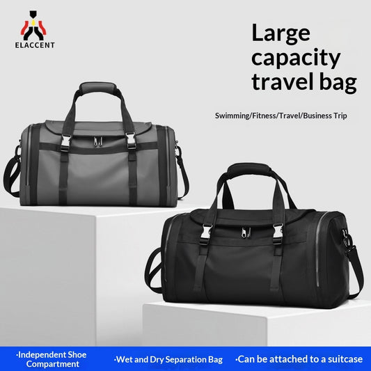 Outdoor Leisure Luggage With A Separate Shoe Compartment Multi-functional Travel Bag