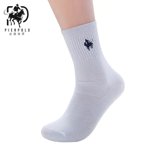 High-Quality Men's Casual Cotton Socks - 5 Pairs