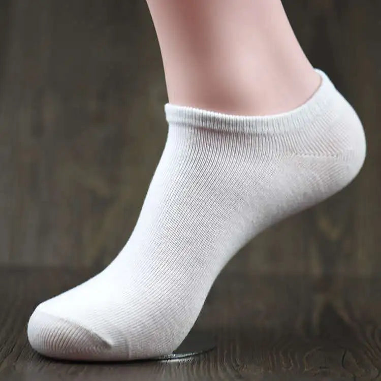 Men's Cotton Casual Low Cut Socks for All Seasons
