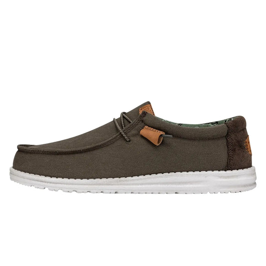 Hey Dude Mens Wally Workwear Tan/Multi Size 10 | Mens Shoes | Men Slip-on Loafers | Comfortable & Light-Weight