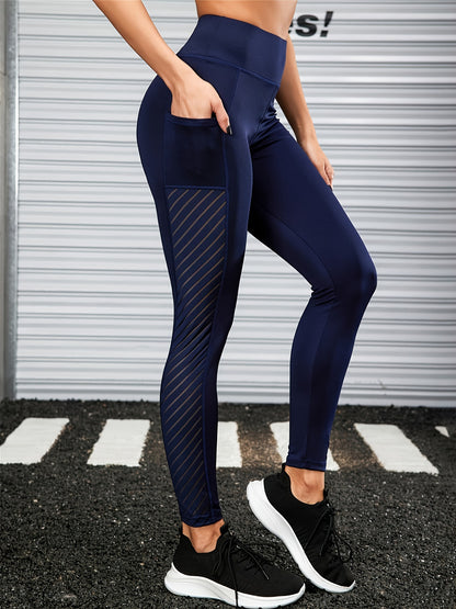 Womens Yoga Fitness Leggings Tight-Fitting Cropped Base Layer Pants