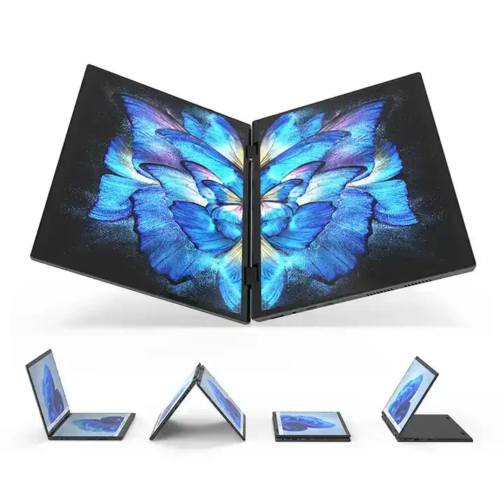Touch Screen Laptop 2256*1504 Pixels IPS Win 10 Win 11 Slim Portable 13.5+13.5 Inch Dual Screen Laptop Computer For Business