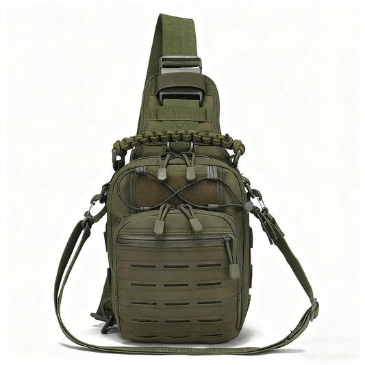 Camouflage Tactical Laser Chest Pack Portable Outdoor Cycling Bag