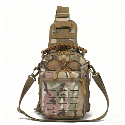 Camouflage Tactical Laser Chest Pack Portable Outdoor Cycling Bag