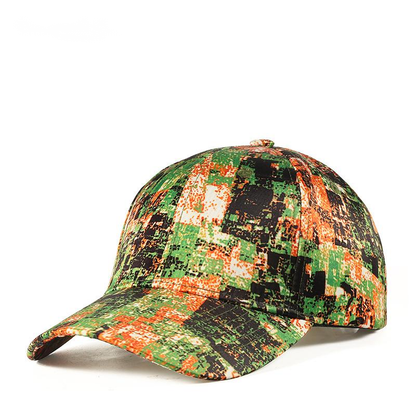 Mosaic baseball cap 3 color hat