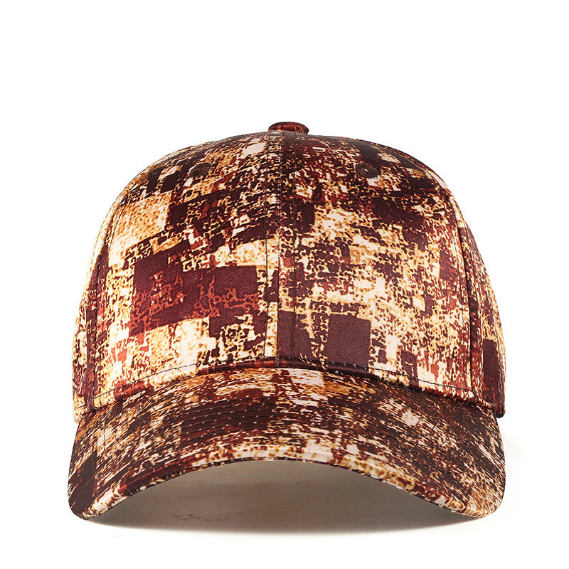 Mosaic baseball cap 3 color hat