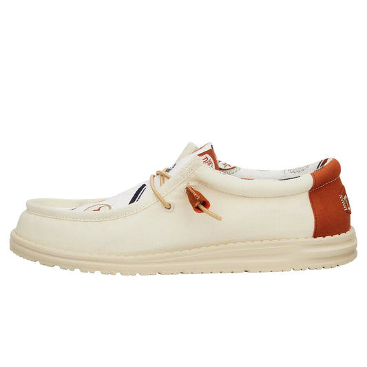 Hey Dude Mens Wally Spring Breakr Beer Bash Ivory/Multi Size 13 | Mens Shoes | Men Slip-on Loafers | Comfortable & Light-Weight