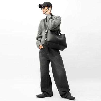 Large Silver Bag For Men A Niche Designer Piece