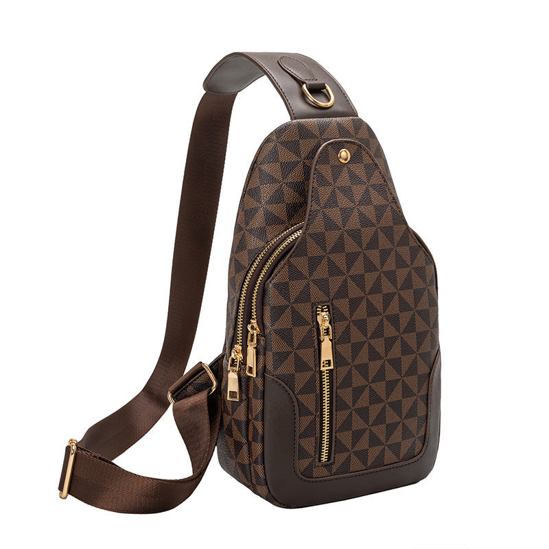 Men's Crossbody Large-capacity Retro Portable Chest Bag