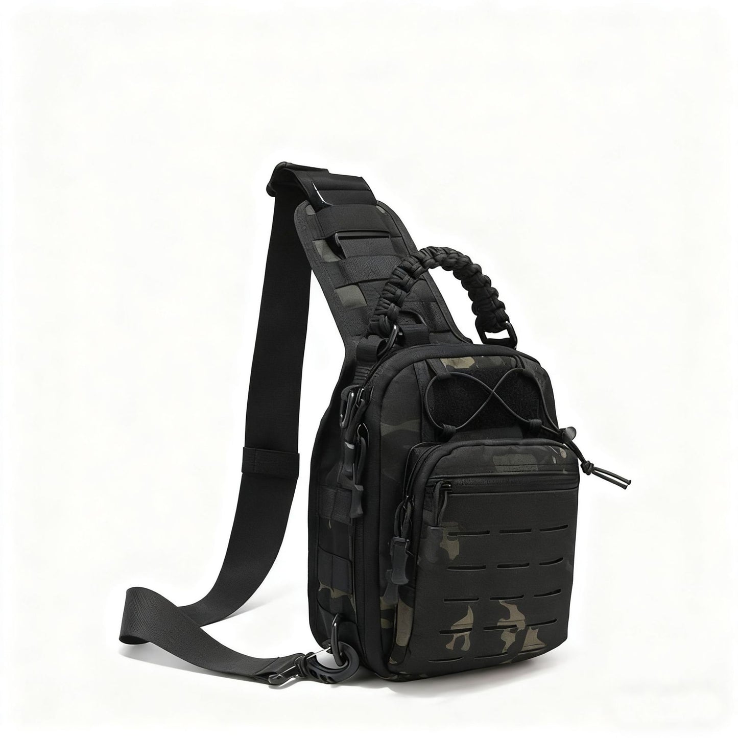 Camouflage Tactical Laser Chest Pack Portable Outdoor Cycling Bag