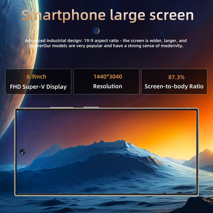 S25 Ultra Cell Phone 5G Unlocked Phone,Smartphone With Tool Pen, Android 15.0 Cell Phone