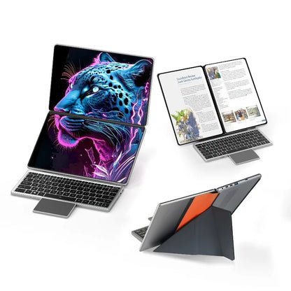 The 12th generation 11-inch dual-screen laptop can be touched, light and thin,  dual-screen design