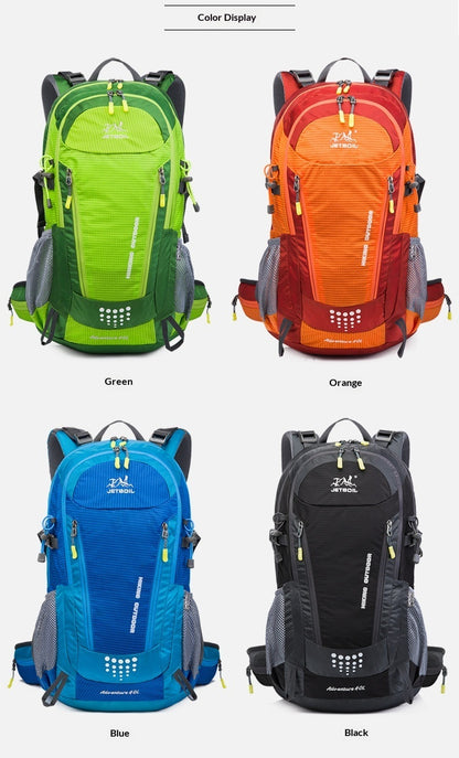 Outdoor Dual-shoulder Sports Bag, Waterproof Oxford Fabric Hiking Bag, Trekking And Travel Backpack