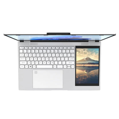 2025 New Laptop 15.6Inch + 7Inch Touch Laptop 16Gb Ram 128Gb 256Gb 512Gb 1Tb Ssd Rgb Backlit Keyboard Dual Screen Cheap Computer