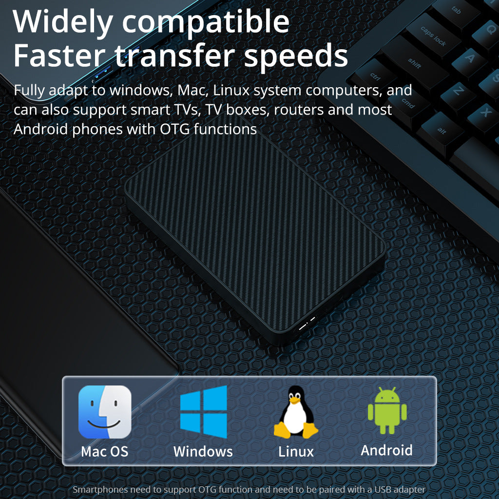 16TB High-speed Portable Mobile Hard Disk