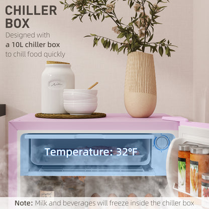 3.2 Cu.Ft Mini Fridge with Freezer