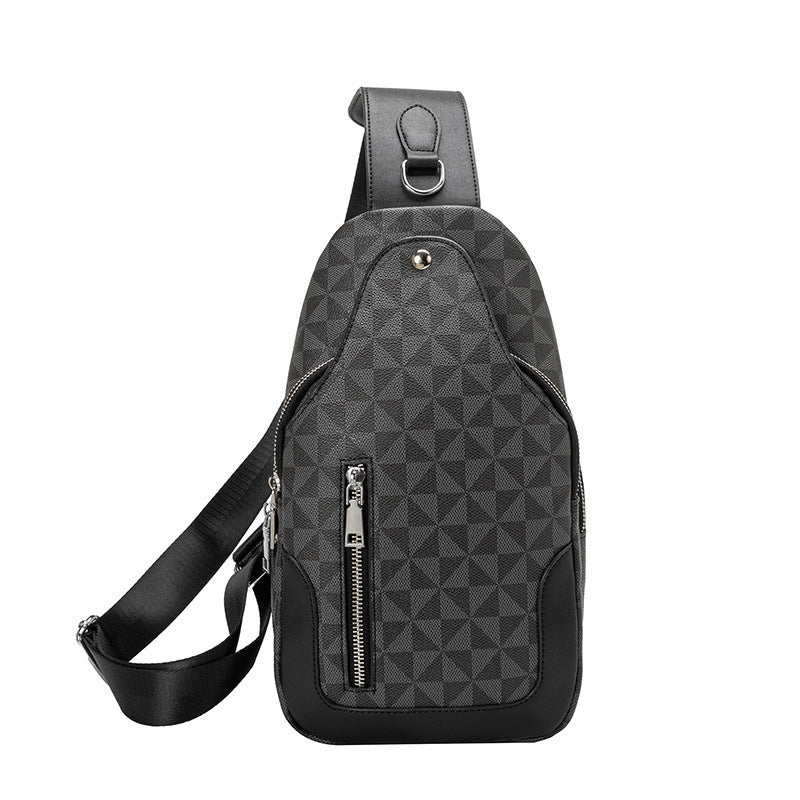 Men's Crossbody Large-capacity Retro Portable Chest Bag