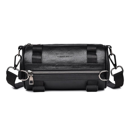 Large-capacity Waterproof Fashionable Crossbody Casual PU Men's Small Bag