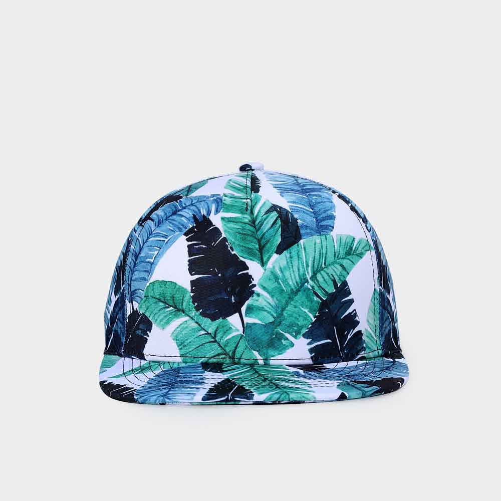 Women's 3D Printed Leaf Pattern Baseball Cap