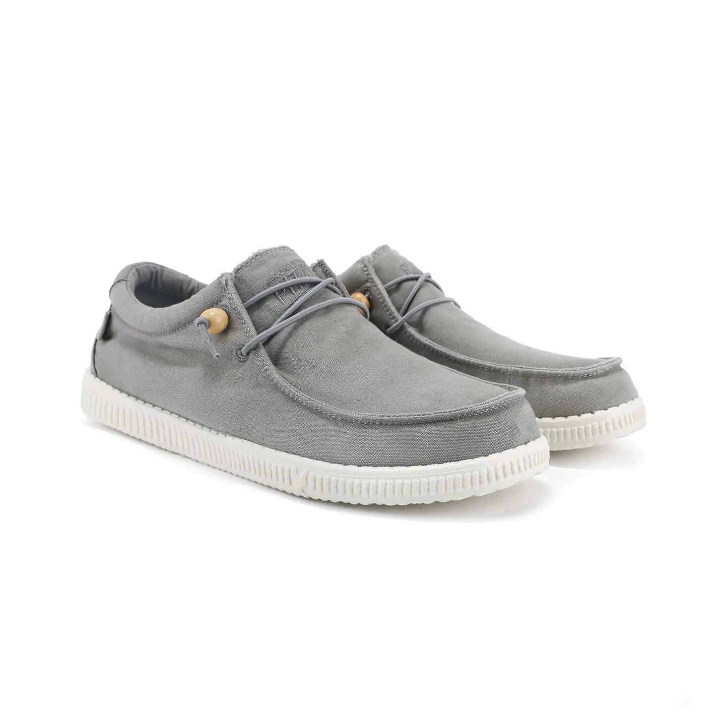 PITAS Mens Dani Loafers | Men’s Casual Shoes | Ultralight & Comfortable Slip-On Shoes for Men | Grey | Size 10