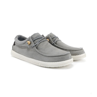 PITAS Mens Dani Loafers | Men’s Casual Shoes | Ultralight & Comfortable Slip-On Shoes for Men | Grey | Size 10