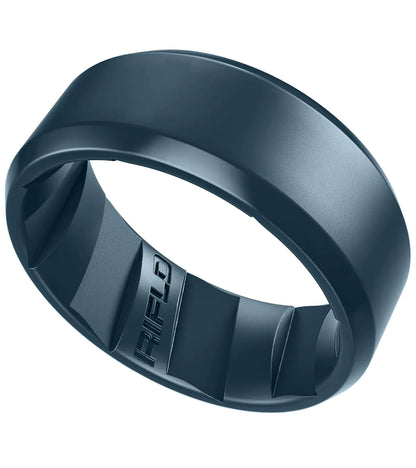 RIFLD Silicone Ring - Tactical Mens Silicone Wedding Band Silicone Rings for Him Rubber Wedding Bands