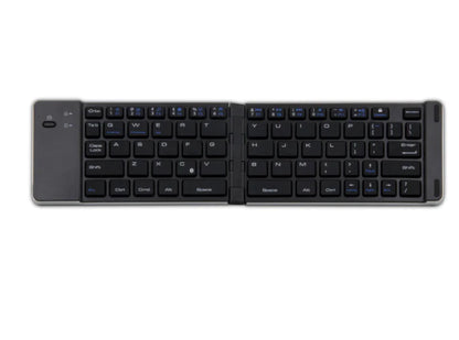 Metal Folding Bluetooth Keyboard, Aluminum Alloy Design