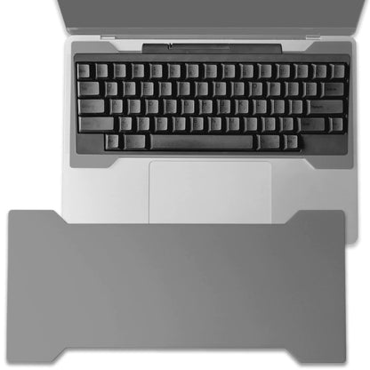 Aluminum Laptop Keyboard Bridge for Mechanical Keyboard - Made for Apple MacBook Pro MacBook Air 13"/14"/15"/16" - Designed for 40/60/65/70 Keyboards - Keyboard Stand Keyboard Riser - Lunar Silver