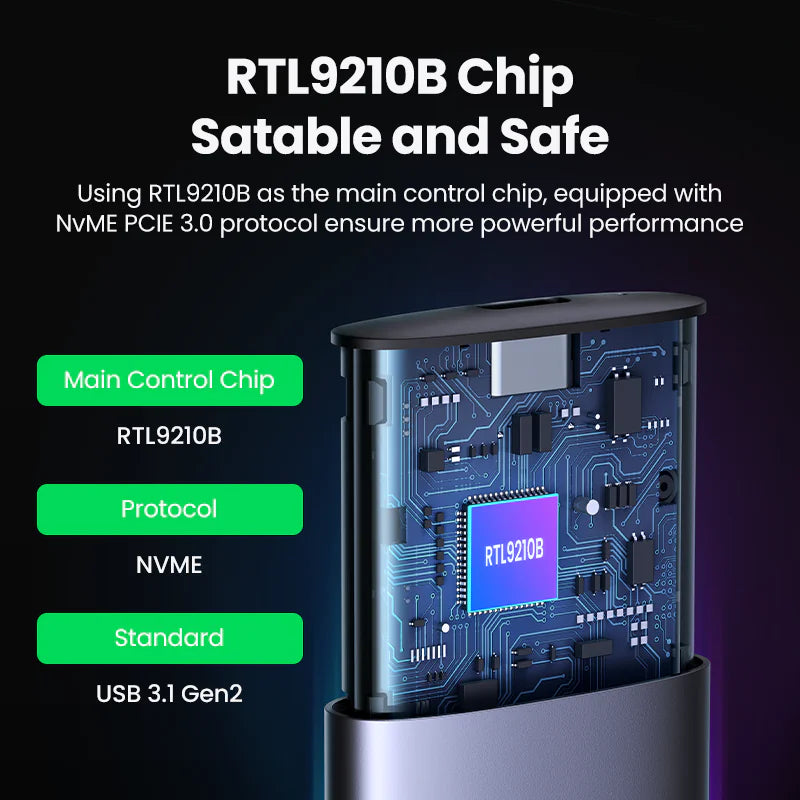 NVMe to USB 3.1 Gen 2 Type-C External SSD Reader