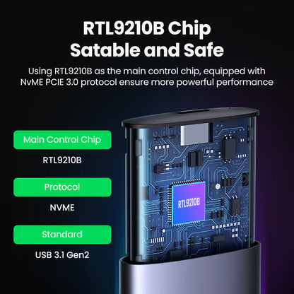 NVMe to USB 3.1 Gen 2 Type-C External SSD Reader