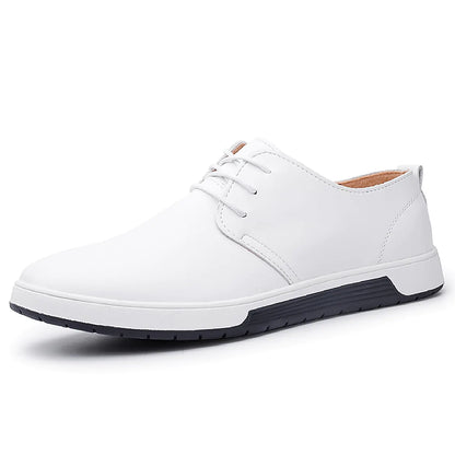 XIPAI Mens White Dress Shoes White Sneakers Casual Shoes White US 11