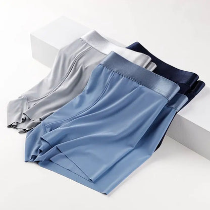 Traceless Ice Silk Men's Underwear for Fashionistas