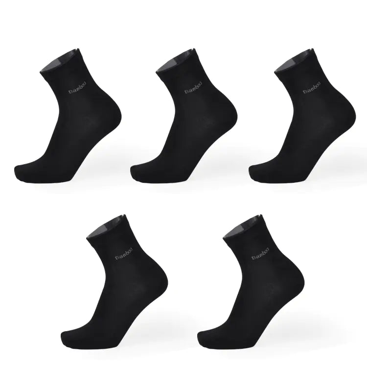 Bamboo Fiber Men's Socks - High-Quality Casual Wear