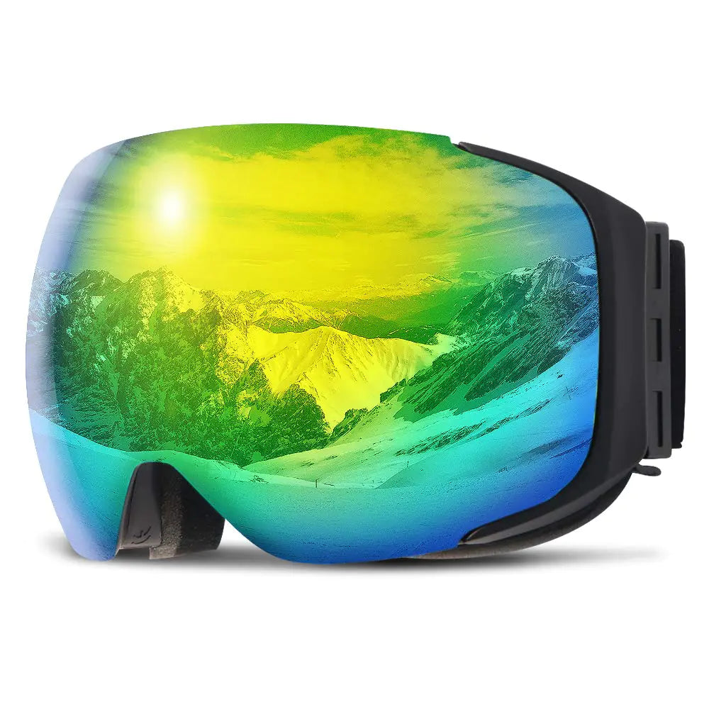 COPOZZ Ski Goggles G2 Magnetic Snowboard Goggles Polarized OTG UV400 Skiing Goggles for Options