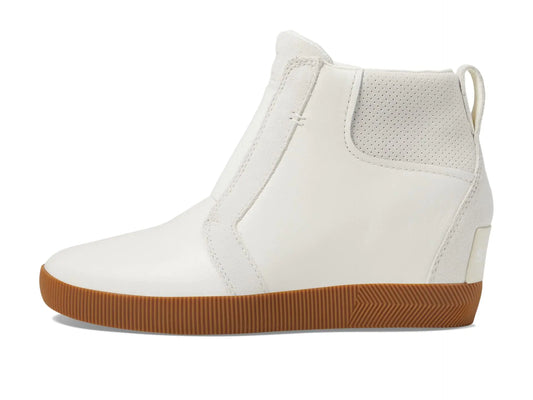 Sorel Womens Out N About Pull On Wedge Boots - Sea Salt Gum 2 - Size 5.5