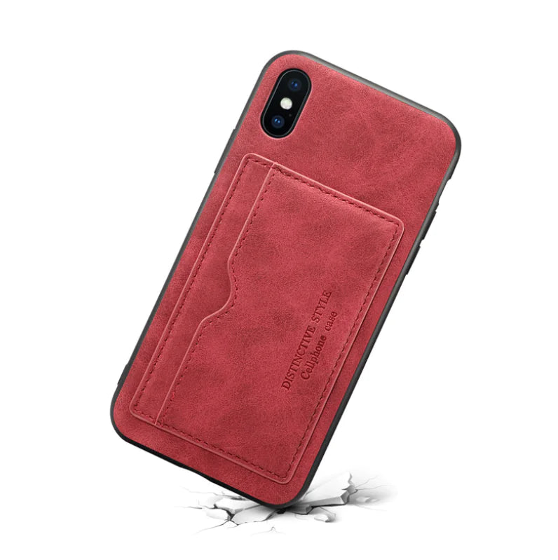 Phone Case, Leather Wallet Case with Card Slots