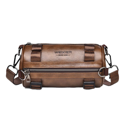Large-capacity Waterproof Fashionable Crossbody Casual PU Men's Small Bag