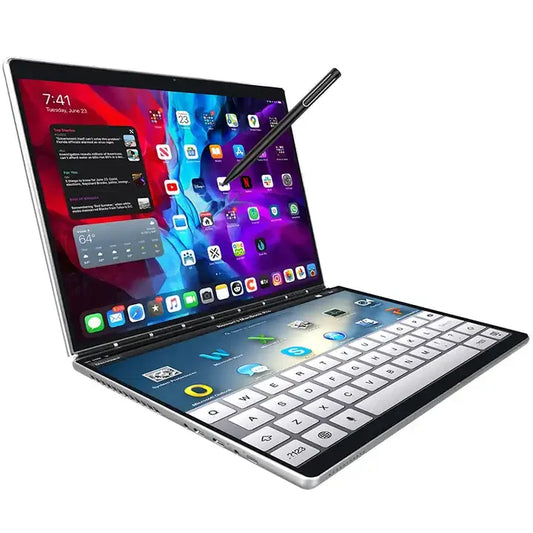 Touch Screen Laptop 2256*1504 Pixels IPS Win 10 Win 11 Slim Portable 13.5+13.5 Inch Dual Screen Laptop Computer For Business