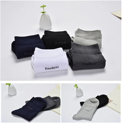 Bamboo Fiber Men's Socks - High-Quality Casual Wear