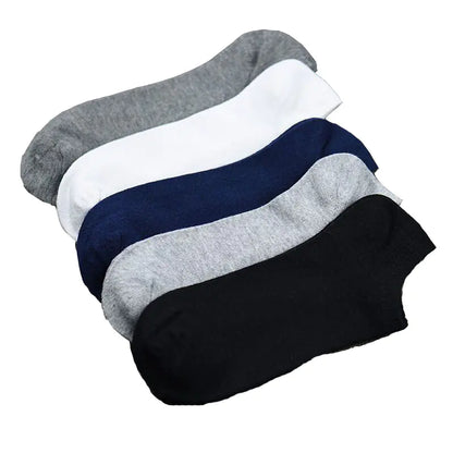 Men's Cotton Casual Low Cut Socks for All Seasons