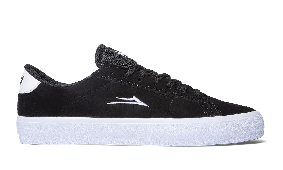 Lakai Newport Mens Skate Shoes Black Suede 5